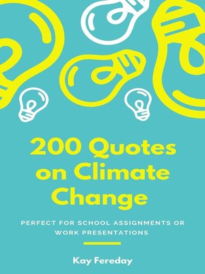 cover image of 200 Quotes on Climate Change